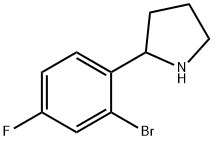 2-(2-bromo-4-fluorophenyl)pyrrolidine