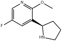 3-((2R)pyrrolidin-2-yl)-5-fluoro-2-methoxypyridine