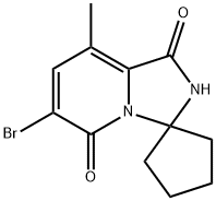 6'-Bromo-8'-methyl-1'H-spiro[cyclopentane-1,3'-imidazo[1,5-a]pyridine]-1',5'(2'H)-dione