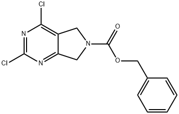 Benzyl 2,4-dichloro-5,7-dihydro-6H-pyrrolo[3,4-d]pyrimidine-6-carboxylate