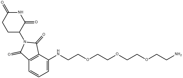 4-((2-(2-(2-(2-aminoethoxy)ethoxy)ethoxy)ethyl)amino)-2-(2,6-dioxopiperidin-3-yl)isoindoline-1,3-dione