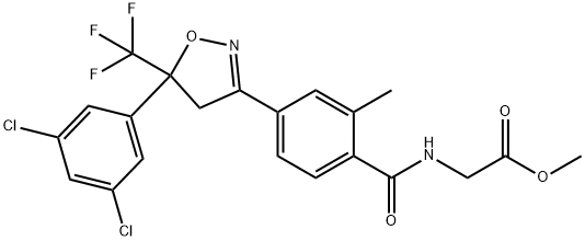 methyl (4-(5-(3,5-dichlorophenyl)-5-(trifluoromethyl)-4,5-dihydroisoxazol-3-yl)-2-methylbenzoyl)glycinate