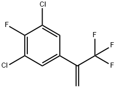 1,3-dichloro-2-fluoro-5-(3,3,3-trifluoroprop-1-en-2-yl)benzene