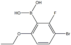3-Bromo-6-ethoxy-2-fluorophenylboronicacid