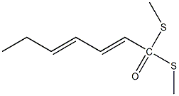 1,1-Dimethylthio-2,4-heptadienal