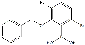 2-(Benzyloxy)-6-bromo-3-fluorophenylboronic acid