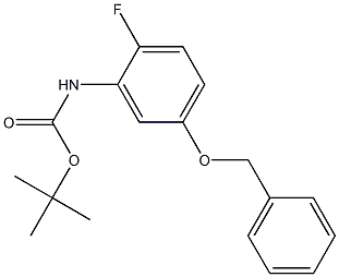 tert-butyl 5-(benzyloxy)-2-fluorophenylcarbamate