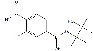 4-CarbaMoyl-3-fluorobenzeneboronic acid pinacol ester, 96%