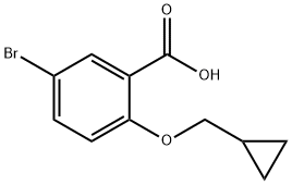 5-Bromo-2-cyclopropylmethoxy-benzoic acid