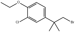 4-(1-Bromo-2-methyl-2-propanyl)-2-chloro-1-ethoxybenzene