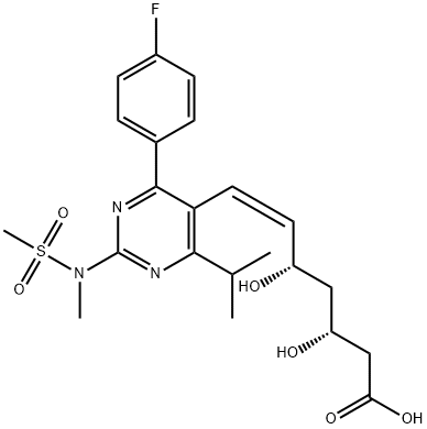 (3R,5S,Z)-7-(4-(4-fluorophenyl)-6-isopropyl-2-(N-methylmethylsulfonamido)pyrimidin-5-yl)-3,5-dihydroxyhept-6-enoic acid calcium(II)