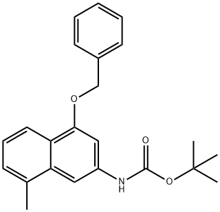 tert-butyl (4-(benzyloxy)-8-methylnaphthalen-2-yl)carbamate