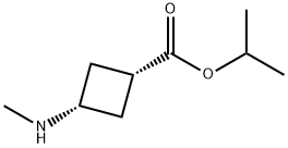 Cyclobutanecarboxylic acid, 3-(methylamino)-, 1-methylethyl ester, cis-