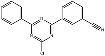 3-(4-chloro-6-phenyl-1,3,5-triazin-2-yl)phenylacetonitrile