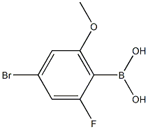 4-Bromo-6-methoxy-2-fluorophenylboronic acid