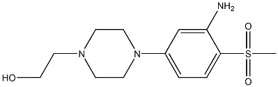 2-(4-(3-Amino-4-(methylsulfonyl)phenyl)piperazin-1-yl)ethanol