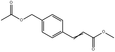 3-[4-(acetyloxymethyl)phenyl]-2-propenoic acid methyl ester