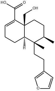 (4aR)-5β-[2-(3-Furyl)ethyl]-5,6α-dimethyl-8aα-(hydroxymethyl)-3,4,4aβ,5,6,7,8,8a-octahydronaphthalene-1-carboxylic acid