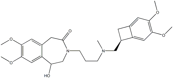 2H-3-Benzazepin-2-one, 3-[3-[[[(7S)-3,4-dimethoxybicyclo[4.2.0]octa-1,3,5-trien-7-yl]methyl]methylamino]propyl]-1,3,4,5-tetrahydro-5-hydroxy-7,8-dimethoxy-