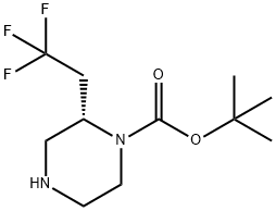 tert-butyl (S)-2-(2,2,2-trifluoroethyl)piperazine-1-carboxylate