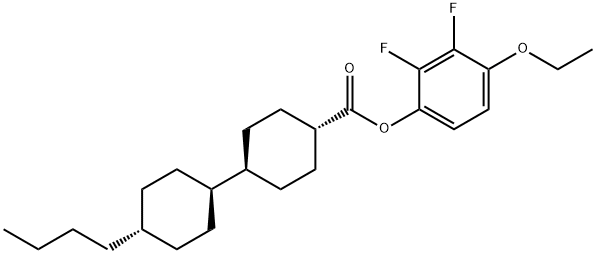 [1,1'-Bicyclohexyl]-4-carboxylic acid, 4'-butyl-, 4-ethoxy-2,3-difluorophenyl ester, (trans,trans)-