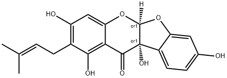 (5aβ,10bβ)-5a,10b-Dihydro-2-(3-methyl-2-butenyl)-1,3,8,10b-tetrahydroxy-11H-benzofuro[2,3-b][1]benzopyran-11-one