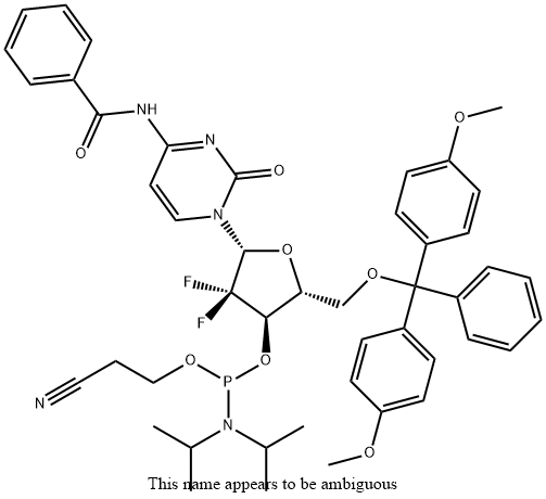 N-Benzoyl-2-deoxy-5-O-DMT-2',2'-difluorocytidine 3-CE phosphoramidite