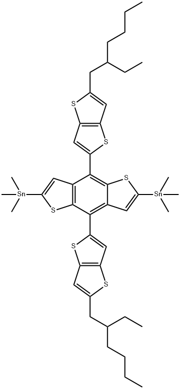 Ditrimethyltinethylhexyl-thienothiophene-benzodithiophene