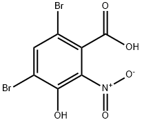 Benzoic acid, 4,6-dibromo-3-hydroxy-2-nitro-