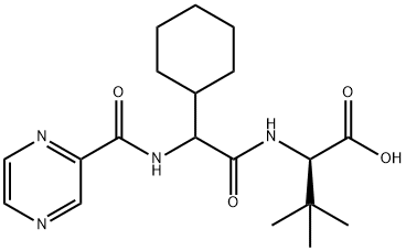 D-Valine, (2R)-2-cyclohexyl-N-(2-pyrazinylcarbonyl)glycyl-3-methyl-