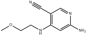 6-amino-4-((2-methoxyethyl)amino)nicotinonitrile