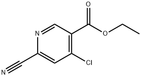 3-Pyridinecarboxylic acid, 4-chloro-6-cyano-, ethyl ester
