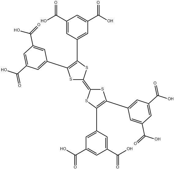 5,5',5'',5'''-([2,2'-bi(1,3-dithiolylidene)]-4,4',5,5'-tetrayl)tetraisophthalic acid