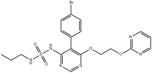 N-[5-(4-Bromophenyl)-6-[2-(2-pyrimidinyloxy)ethoxy]-4-pyrimidinyl]-N''-propyl-sulfamide