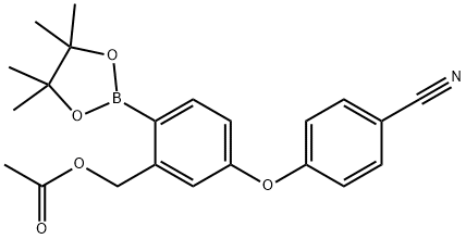 Benzonitrile, 4-[3-[(acetyloxy)methyl]-4-(4,4,5,5-tetramethyl-1,3,2-dioxaborolan-2-yl)phenoxy]-