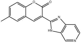 2H-1-Benzopyran-2-one, 3-(3H-imidazo[4,5-c]pyridin-2-yl)-6-methyl-