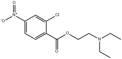 Benzoic acid, 2-chloro-4-nitro-, 2-(diethylamino)ethyl ester