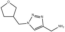 1H-1,2,3-Triazole-4-methanamine, 1-[(tetrahydro-3-furanyl)methyl]-