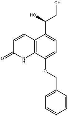 2(1H)-Quinolinone, 5-[(1R)-1,2-dihydroxyethyl]-8-(phenylmethoxy)-