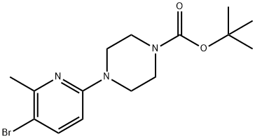 tert-Butyl 4-(5-bromo-6-methylpyridin-2-yl)piperazine-1-carboxylate