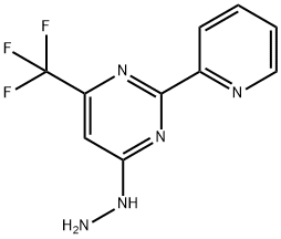 Pyrimidine, 4-hydrazinyl-2-(2-pyridinyl)-6-(trifluoromethyl)-