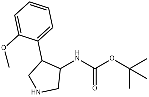 Carbamic acid, N-[4-(2-methoxyphenyl)-3-pyrrolidinyl]-, 1,1-dimethylethyl ester