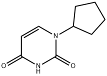 2,4(1H,3H)-Pyrimidinedione, 1-cyclopentyl-