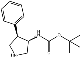 Carbamic acid, N-[(3S,4R)-4-phenyl-3-pyrrolidinyl]-, 1,1-dimethylethyl ester