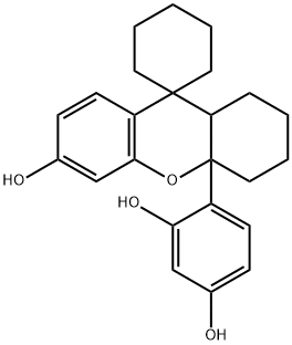 4-(1',3',4',9'a-Tetrahydro-6'-hydroxyspiro[cyclohexane-1,9'-[9H]xanthen]-4'a(2'H)-yl)-1,3-benzenediol