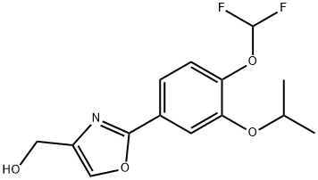 4-Oxazolemethanol, 2-[4-(difluoromethoxy)-3-(1-methylethoxy)phenyl]-