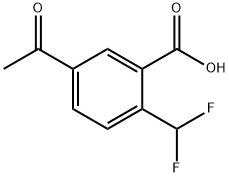 5-acetyl-2-(difluoromethyl)benzoic acid