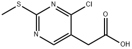2-(4-chloro-2-(methylthio)pyrimidin-5-yl)acetic acid