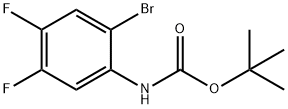Carbamic acid, N-(2-bromo-4,5-difluorophenyl)-, 1,1-dimethylethyl ester