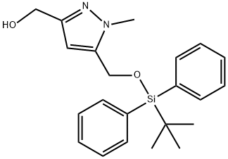 (5-(((tert-butyldiphenylsilyl)oxy)methyl)-1-methyl-1H-pyrazol-3-yl)methanol